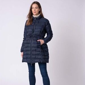 SERAPHINE MATERNITY SIZE 8 GLENN PUFFER JACKET COAT